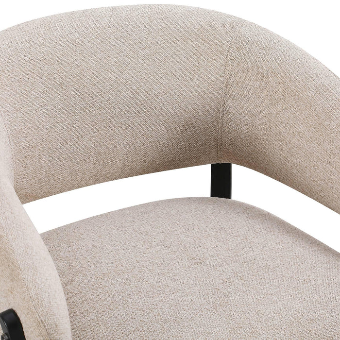 NADUVI Collection Fauteuil Savas bouclé