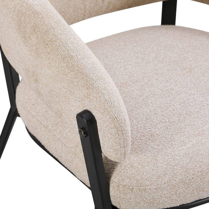 NADUVI Collection Fauteuil Savas bouclé