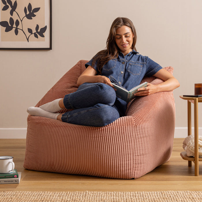 icon Natalia Zitzak Fauteuil - Ribfluweel - Oudroze