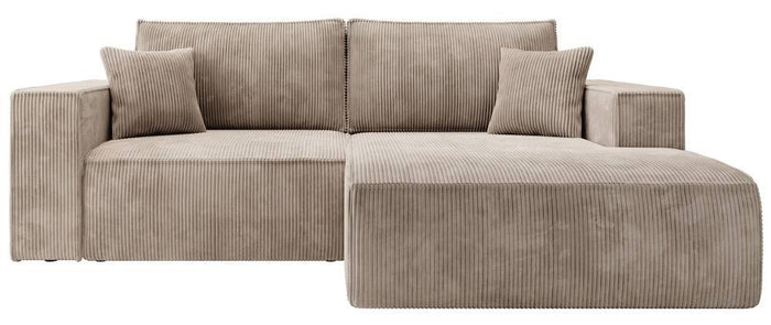 NADUVI Collection Hoekslaapbank Galine ribstof rechts