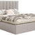 NADUVI Collection Bedframe Taavi chenille 180 x 200 cm