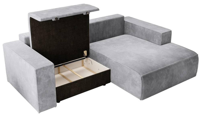 NADUVI Collection Hoekslaapbank Galine ribstof rechts