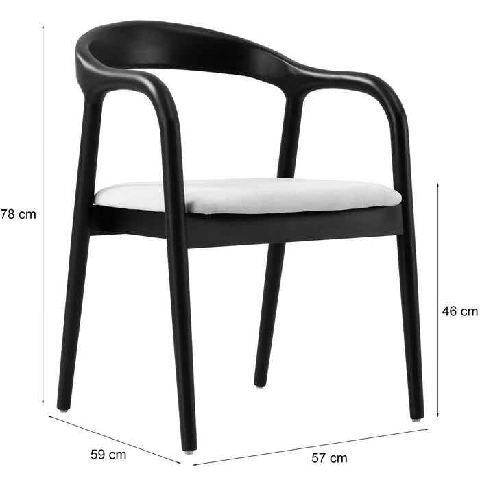 NADUVI Collection Eetkamerstoel Biscay velvet