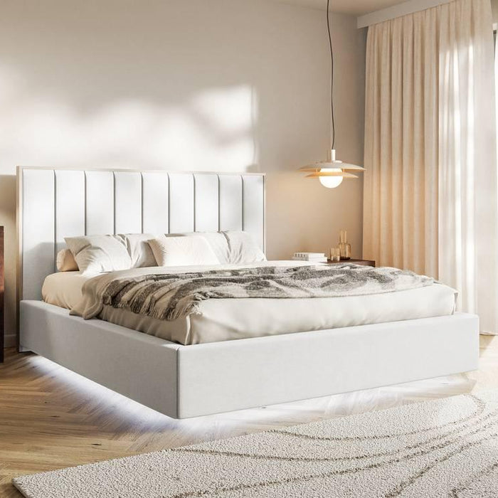 NADUVI Collection Bedframe Taavi fluweel met opbergruimte en