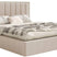 NADUVI Collection Bedframe Taavi chenille met verlichting 160 x 200 cm