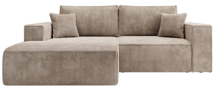 NADUVI Collection Hoekslaapbank Galine ribstof links