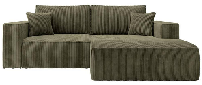 NADUVI Collection Hoekslaapbank Galine ribstof rechts