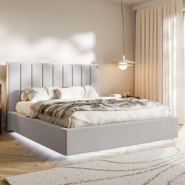 NADUVI Collection Bedframe Taavi fluweel met opbergruimte en