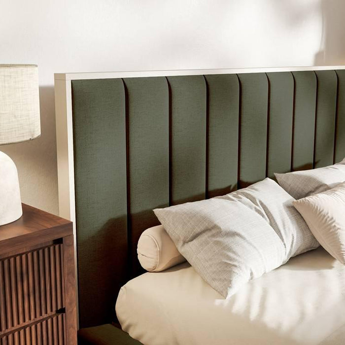 NADUVI Collection Bedframe Taavi chenille met opbergruimte en