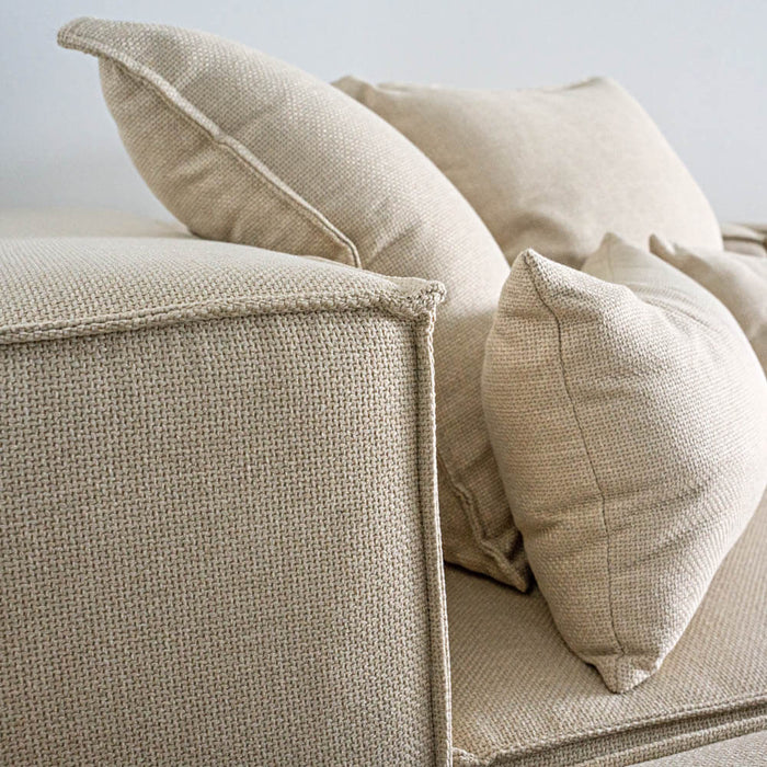 HOME DELUXE Modulaire 3-zitsbank - webstof - Beige