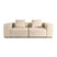HOME DELUXE Modulaire 2-zitsbank - webstof - Beige