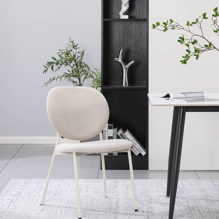NADUVI Collection Eetkamerstoel Barto chenille