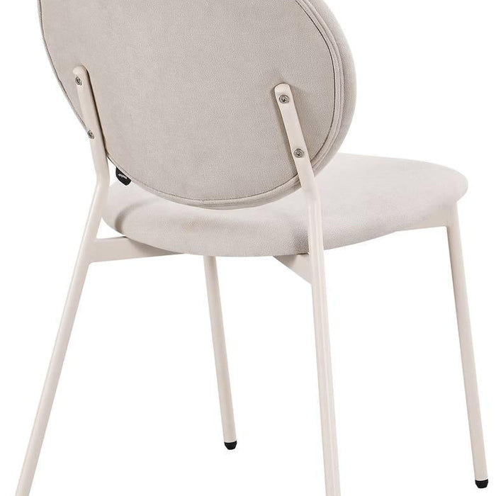 NADUVI Collection Eetkamerstoel Barto chenille