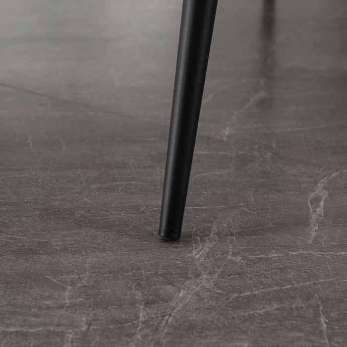 HOME DELUXE Eetkamerstoel - Bouclé - Wit - Set van 4