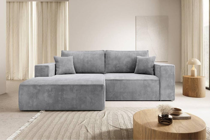 NADUVI Collection Hoekslaapbank Galine ribstof links