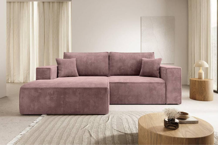 NADUVI Collection Hoekslaapbank Galine ribstof links