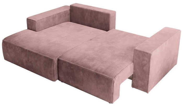 NADUVI Collection Hoekslaapbank Galine ribstof links