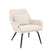 HOME DELUXE fauteuil – Webstof – Wit|Beige