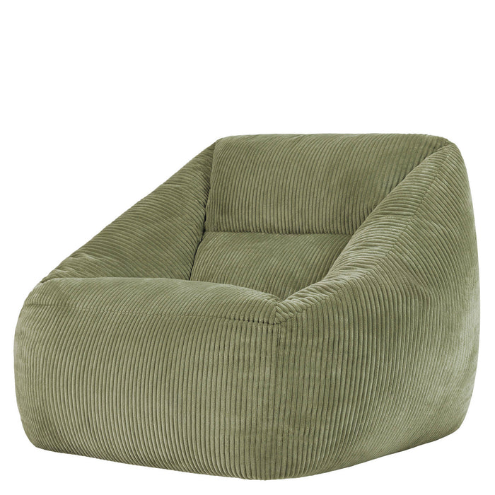 icon Natalia Zitzak Fauteuil - Ribfluweel - Saliegroen