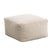 HOME DELUXE Zitzak kruk - Ribfluweel - Beige