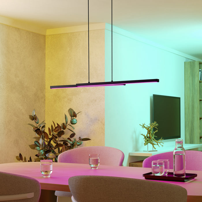EGLO connect.z Fraioli-Z Smart Hanglamp - 105,5 cm - Zwart - RGB