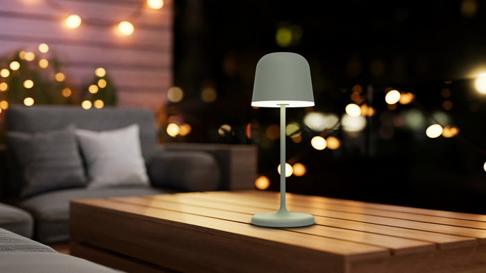 EGLO Mannera-S Tafellamp|Priklamp - USB-C - H 20 cm  - Groen