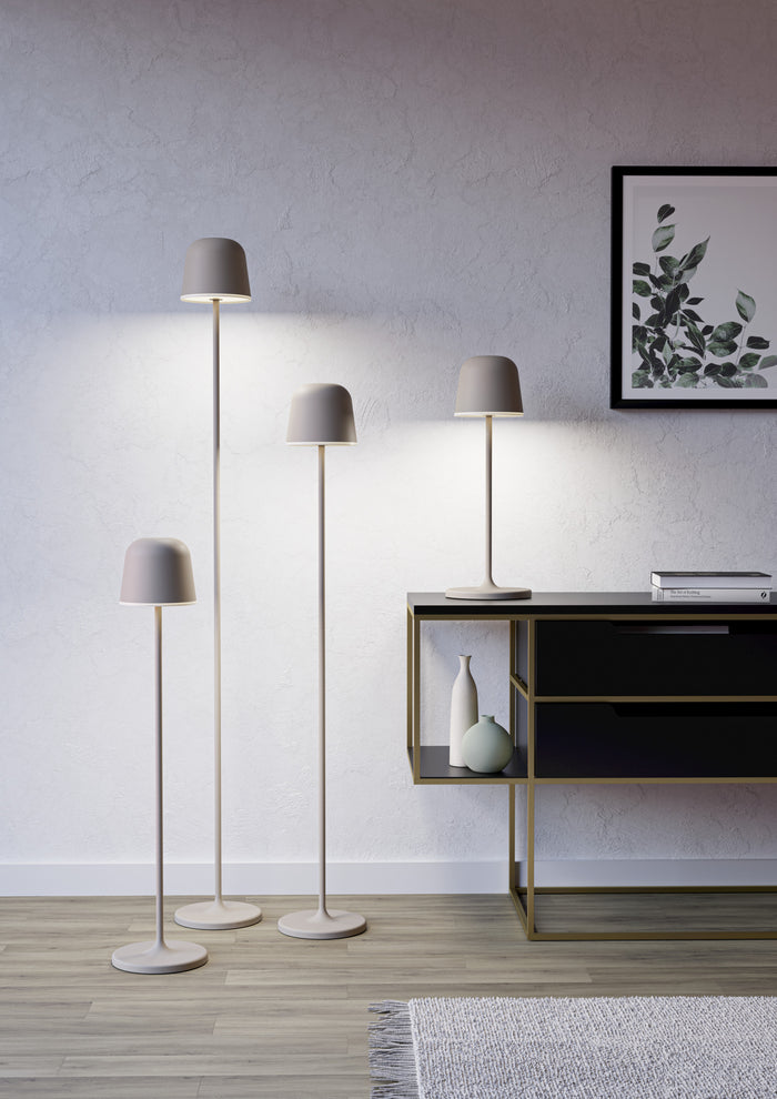 EGLO Mannera-L Staande lamp - USB-C - H 140 cm  - Zand