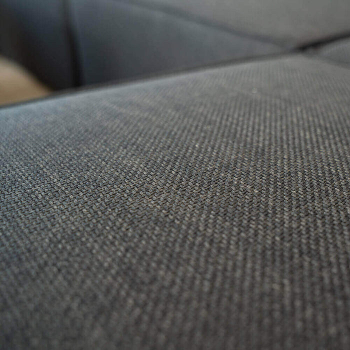 HOME DELUXE Modulaire 3-zitsbank met Hocker - Antraciet