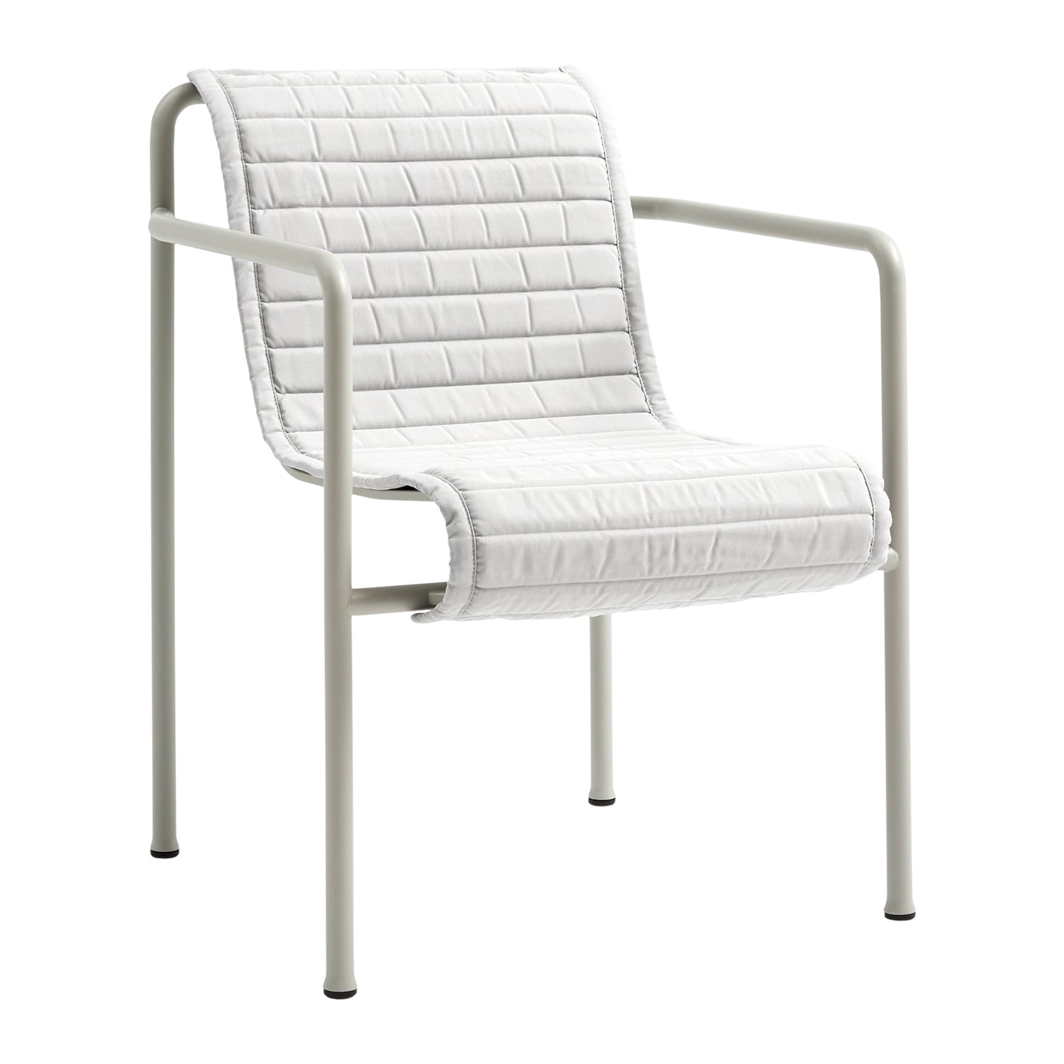 HAY Palissade Quilted Kussen voor Armchair - Sky Grey