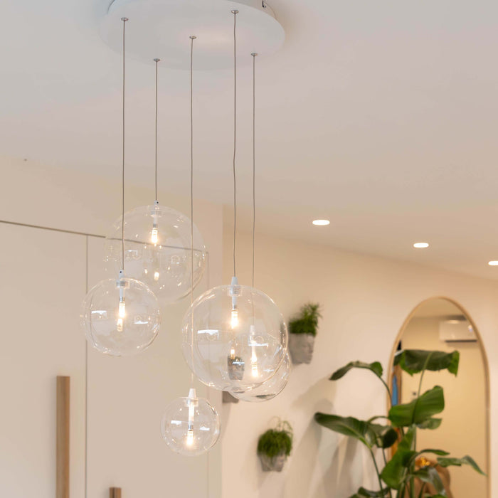 Atmooz Hanglamp Woonkamer Zwart Camau 5 White