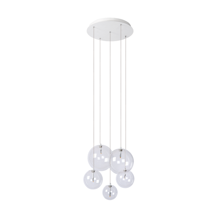 Atmooz Hanglamp Woonkamer Zwart Camau 5 White