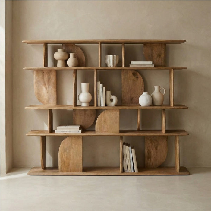 Giga Meubel - Wandkast Naturel - Open - 170x35x140cm - Solis