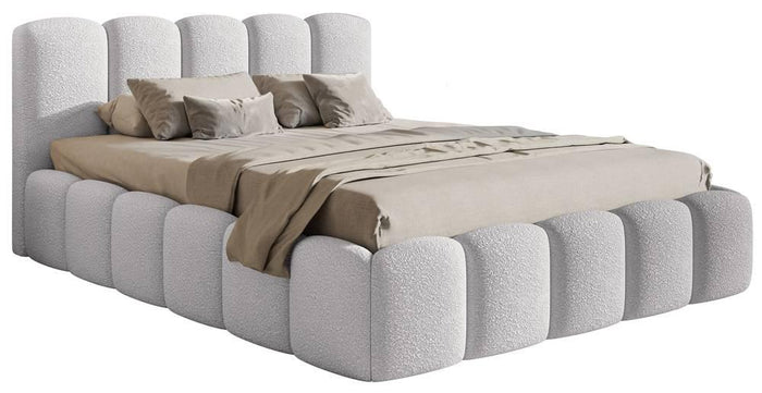 NADUVI Collection Bedframe Chloe II bouclé met opbergruimte 160 x 200