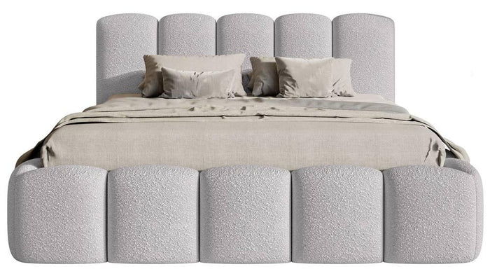 NADUVI Collection Bedframe Chloe II bouclé met opbergruimte 160 x 200