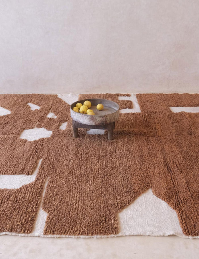 AFK Living vloerkleed Berber - handgemaakt - Wol - 220 x 283 cm