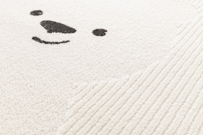 AFK Living vloerkleed Ourson - voor kinderen - wit