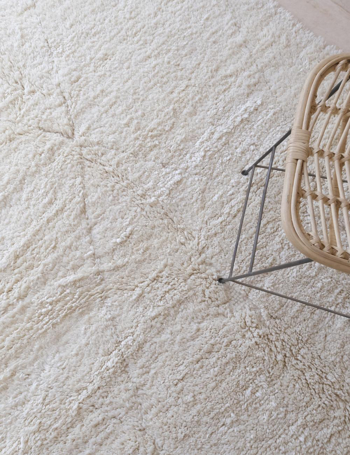 AFK Living vloerkleed Berber - handgemaakt - Wol - 198 x 280 cm