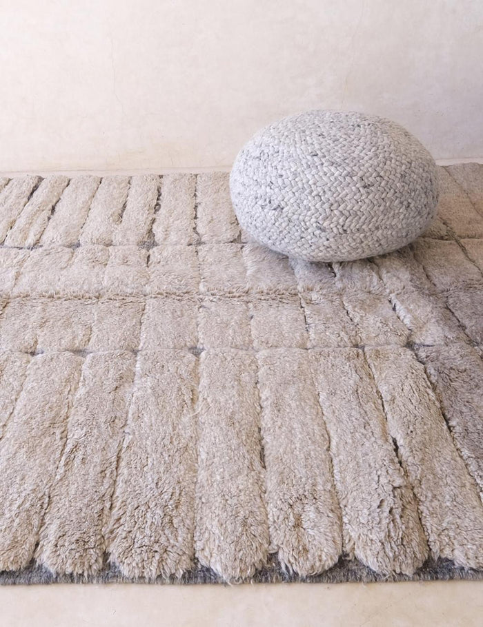 AFK Living vloerkleed Berber - handgemaakt - Wol - 215 x 314 cm