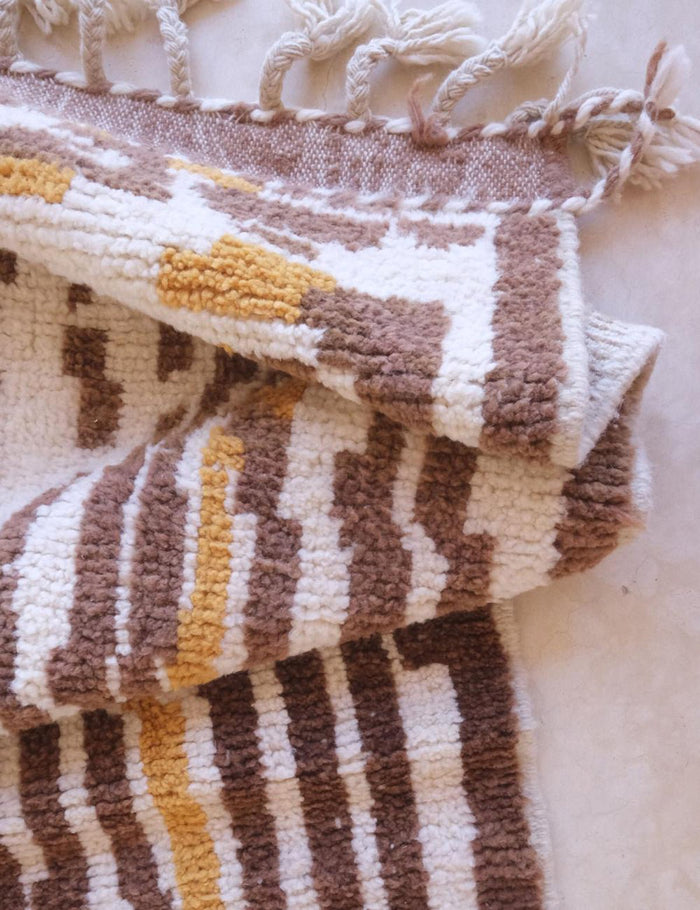 AFK Living vloerkleed Berber - handgemaakt - Wol - 185 x 256 cm