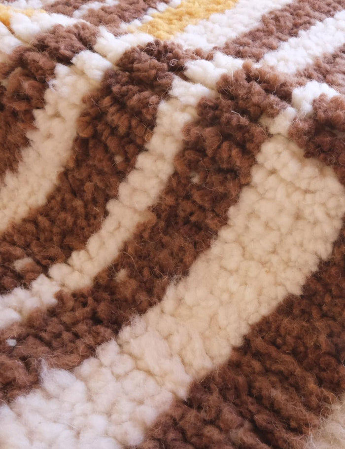 AFK Living vloerkleed Berber - handgemaakt - Wol - 185 x 256 cm