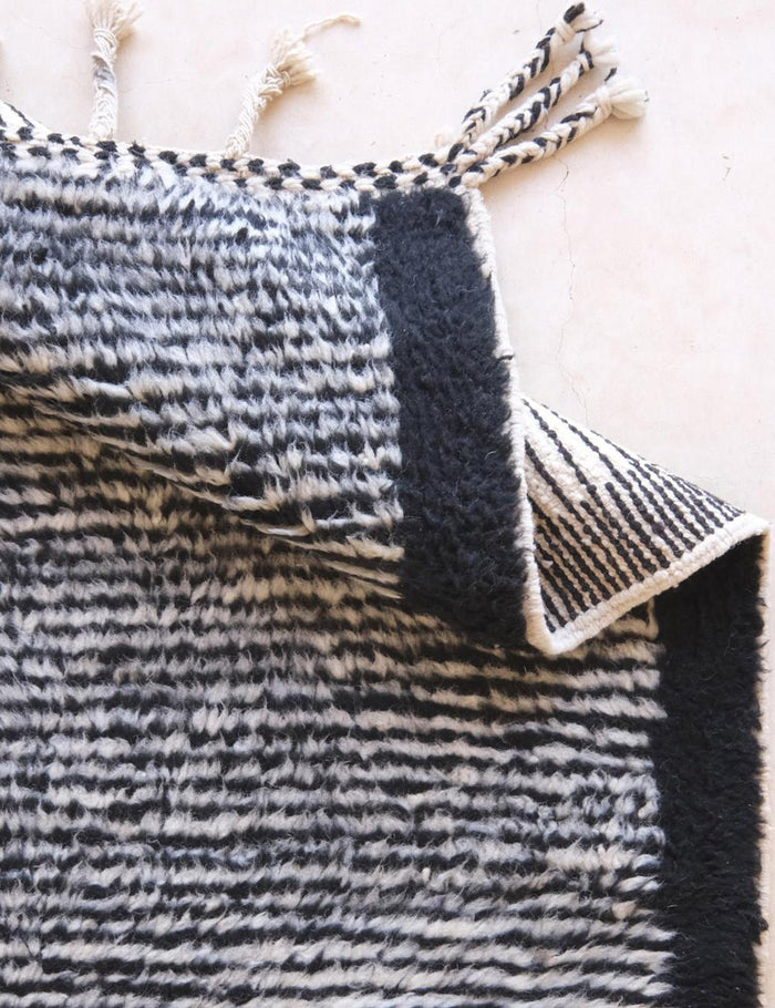 AFK Living vloerkleed Berber - handgemaakt - Wol - 119 x 227 cm