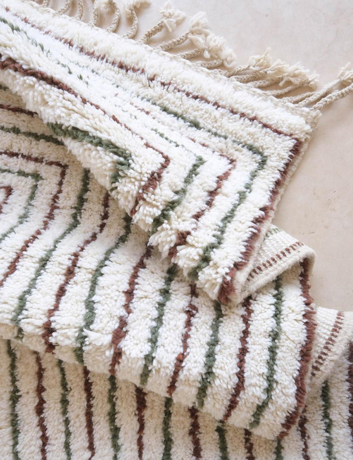 AFK Living vloerkleed Berber - handgemaakt - Wol - 253 x 346 cm