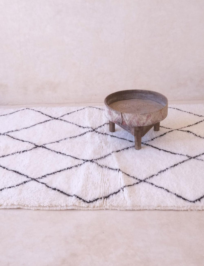 AFK Living vloerkleed Berber - handgemaakt - Wol - 133 x 181 cm