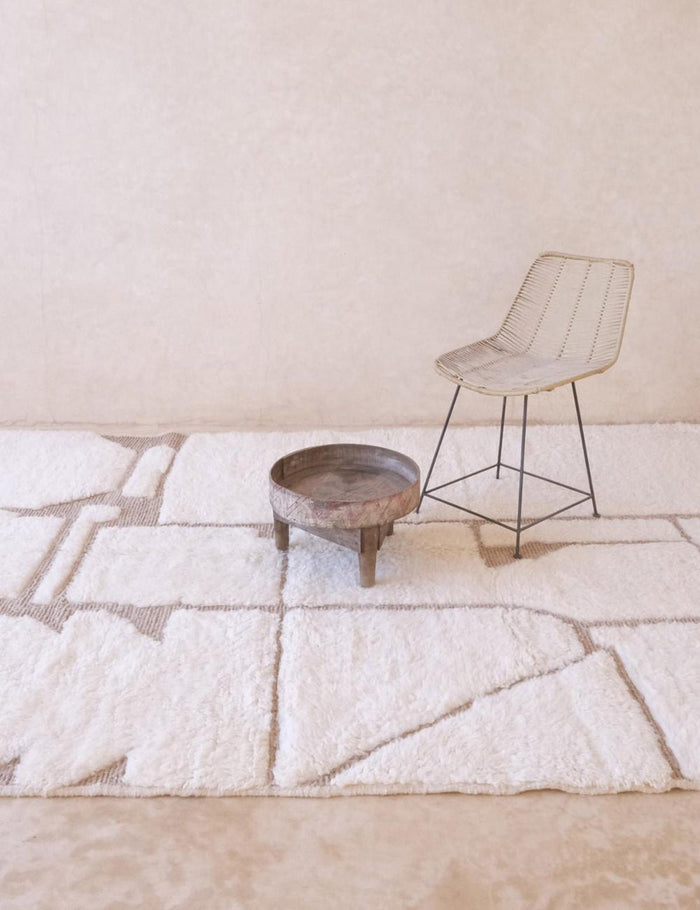 AFK Living vloerkleed Berber - handgemaakt - Wol - 206 x 300 cm