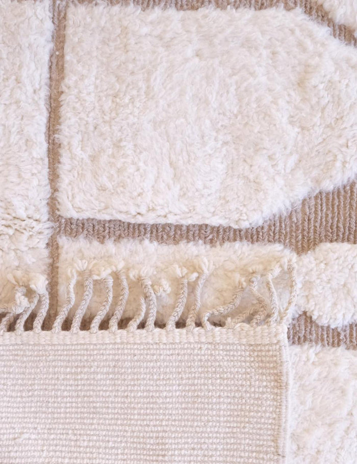 AFK Living vloerkleed Berber - handgemaakt - Wol - 206 x 300 cm