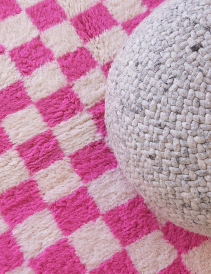 AFK Living vloerkleed Berber - handgemaakt - Wol - 176 x 208 cm