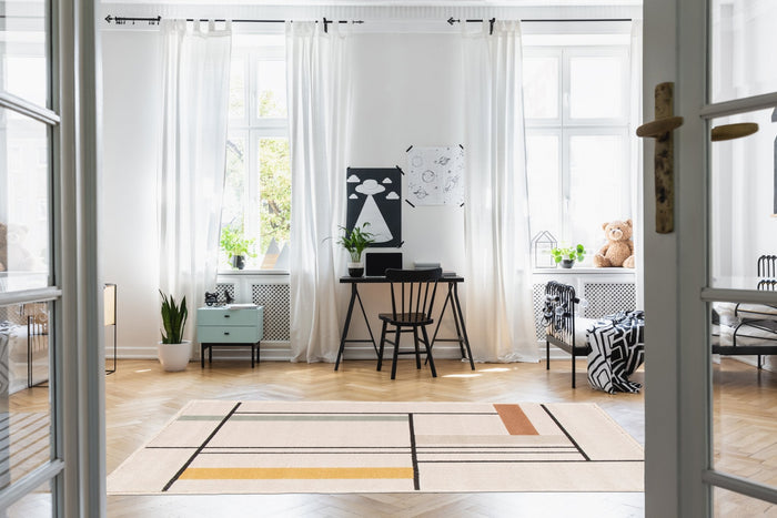 AFK Living vloerkleed Piet - zeer zacht - veelkleurig