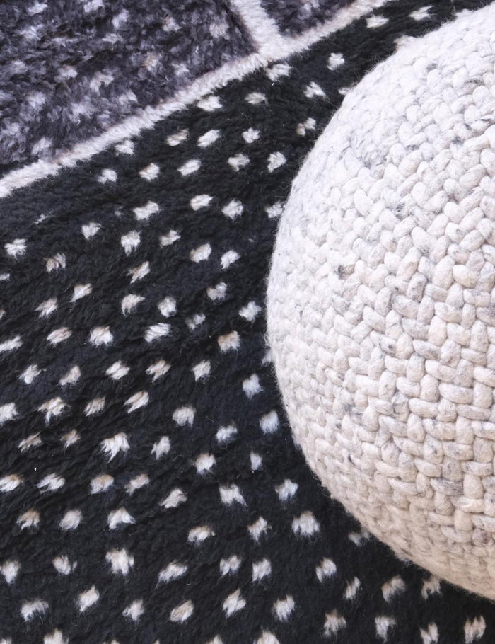 AFK Living vloerkleed Berber - handgemaakt - Wol - 191 x 211 cm