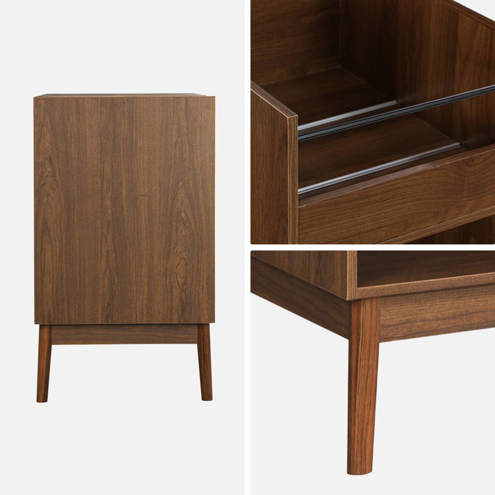 sweeek - Opbergmeubel met houtdecor, L 100 x B 48 x H 81,5cm