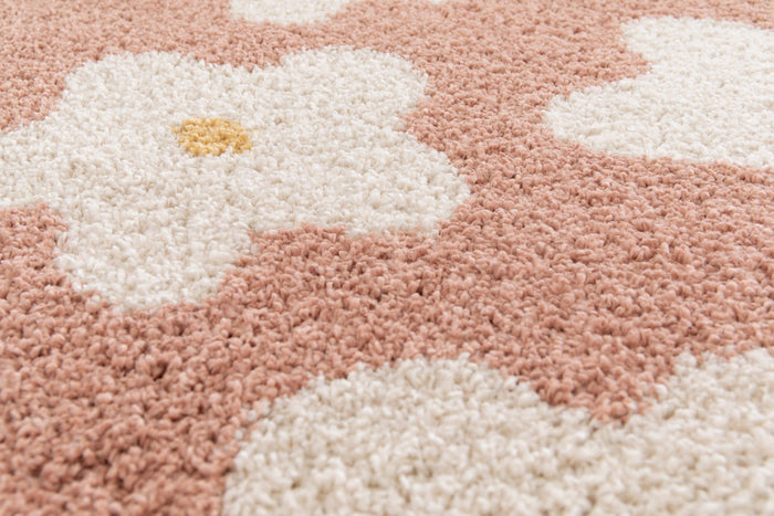 AFK Living vloerkleed Bloemen - voor kinderen - roos